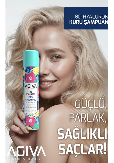Agiva 8D Hyaluron Hindistan Cevizi Kokulu Hacimlendirici Kuru Şampuan 200 ML