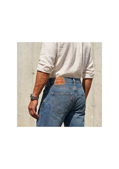 Levi's 501 Original Fit Premium Denim Erkek Klasik Kot Pantolon--3306 Kot Mavi