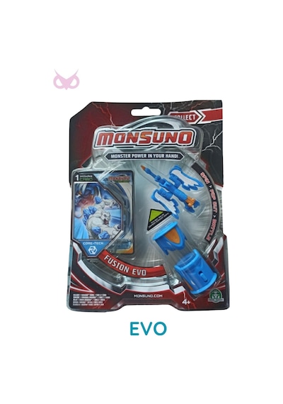 Monsuno Lisanslı 3 Lü Fusion Figür Seti Backslash, Lock, Evo Tek Beden