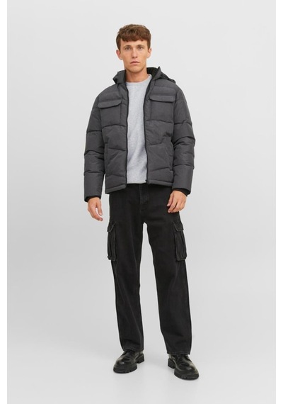 Jack & Jones Jjebradley Sweat Crew Noos Gri Melanj 12249341 001