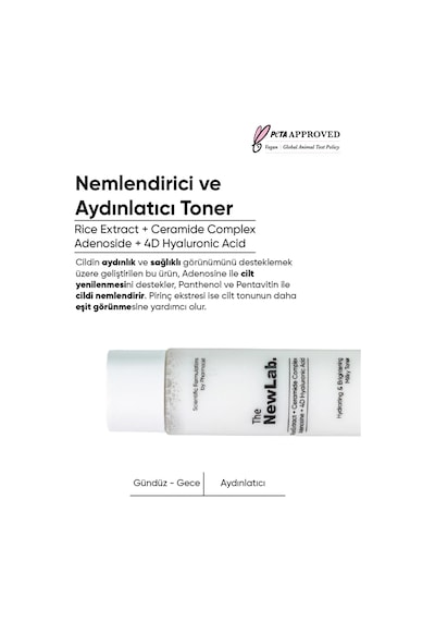 The NewLab Nemlendirici Ve Aydınlatıcı Milky Toner 150ml(rice Extract, Adonesine, Ceramide Complex, 4d H.acid)