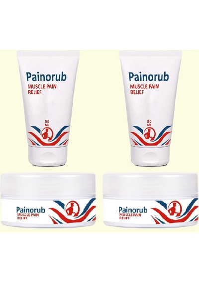 Painorub Krem 2şerli Kril Yağı Afrika Zencefil Özü Reliefcream Rahatlamaya 50 Ml Tüp&kavanoz Set 13811402
