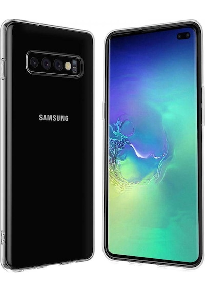 Samsung Galaxy S10 Plus Kılıf Uyumlu Darbeye Dayanıklı 2.0 Mm İnce Şeffaf Silikon Kapak Şeffaf