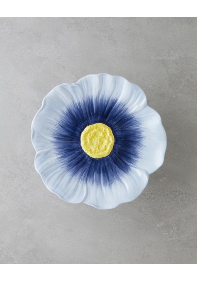 Flowerella Dolomite Kek Standı 26 Cm Mavi
