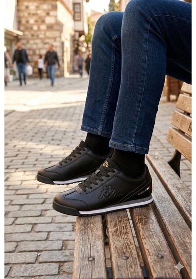 Kappa Kp-2072 Samana Rahat Orijinal Ürün Erkek Spor Sneaker Ayakkabı Siyah