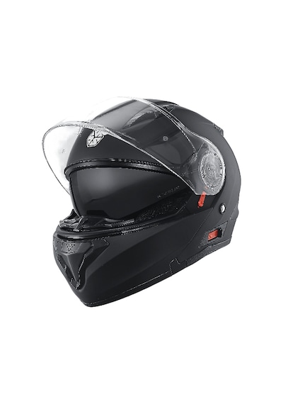 Ff868 Night Motosiklet Kaskı Güneş Vizörlü Çene Açılır Motorcu Kask Siyah