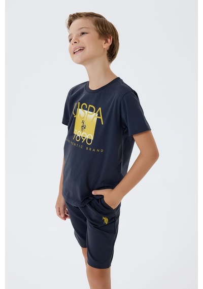 U.s. Polo Assn. Erkek Çocuk Siyah Bermuda Takım 5274-49791 Siyah