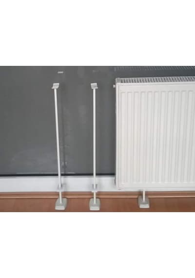 Panel Radyatör Petek Yere Montaj Ayağıı 60 Cm 600 Lük İçin 2 Adet Bir Takım