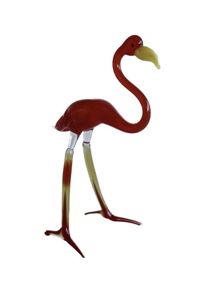 El Yapımı Murano Cam Flamingo Biblo A35