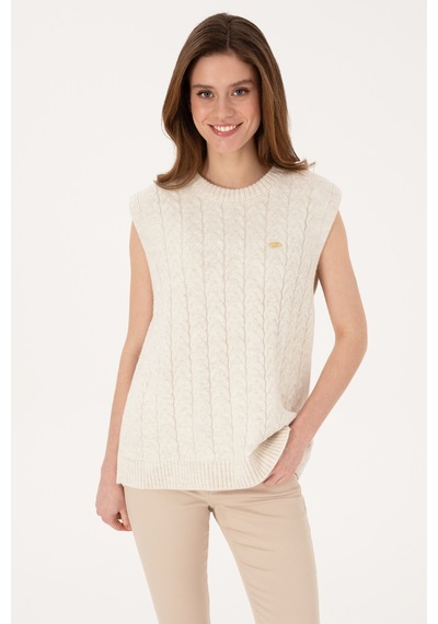 U.S. Polo Assn. U.s. Polo Assn. Kadın Süveter 50317560-vr256 İnci