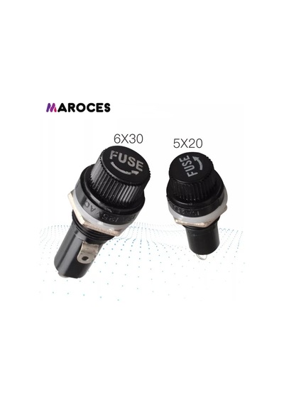 Ic-235 Ic-236 5X20 6X30 Küçük Büyük Cam Siğorta Yuvası 10 Adet-5X20 Küçük