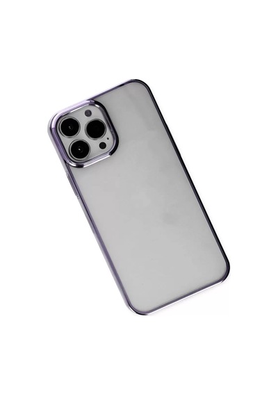 Newface Apple İphone 13 Pro Max Kılıf Element Silikon - Mor