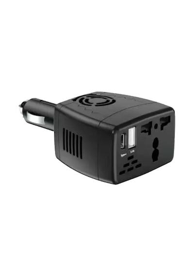 Araç Çakmak İnverter 150w İnvertör Çakmaktan 12v To 220v Çevirici