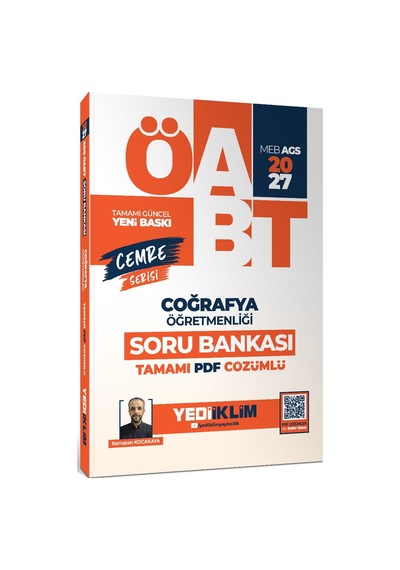 Yediiklim Yayınları 2027 Meb Ags Öabt Cemre Serisi Coğrafya Öğretmenliği Tamamı Çözümlü Soru Bankası