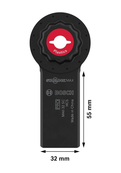 Bosch Uyumlu 1x Pro Maii 32 Sc Dolgu Bıçağı Silikon, Genişlik 32 Mm, Pr