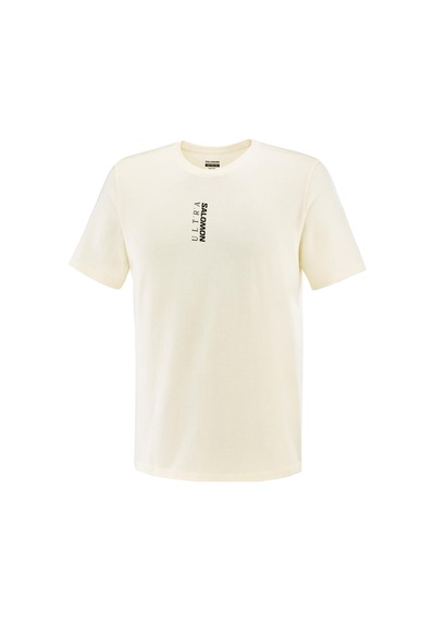 Salomon Ultra Flag Logo Ss Tee M 40064 Beyaz