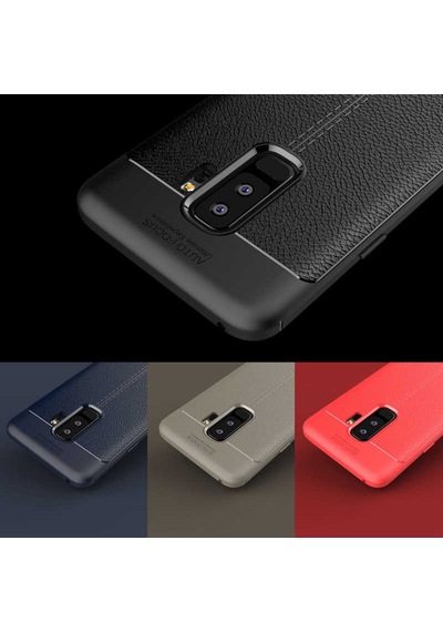 Samsung Uyumlu Galaxy S9 Plus Kilif Deri Tarzi Niss Silikon Case 389468335