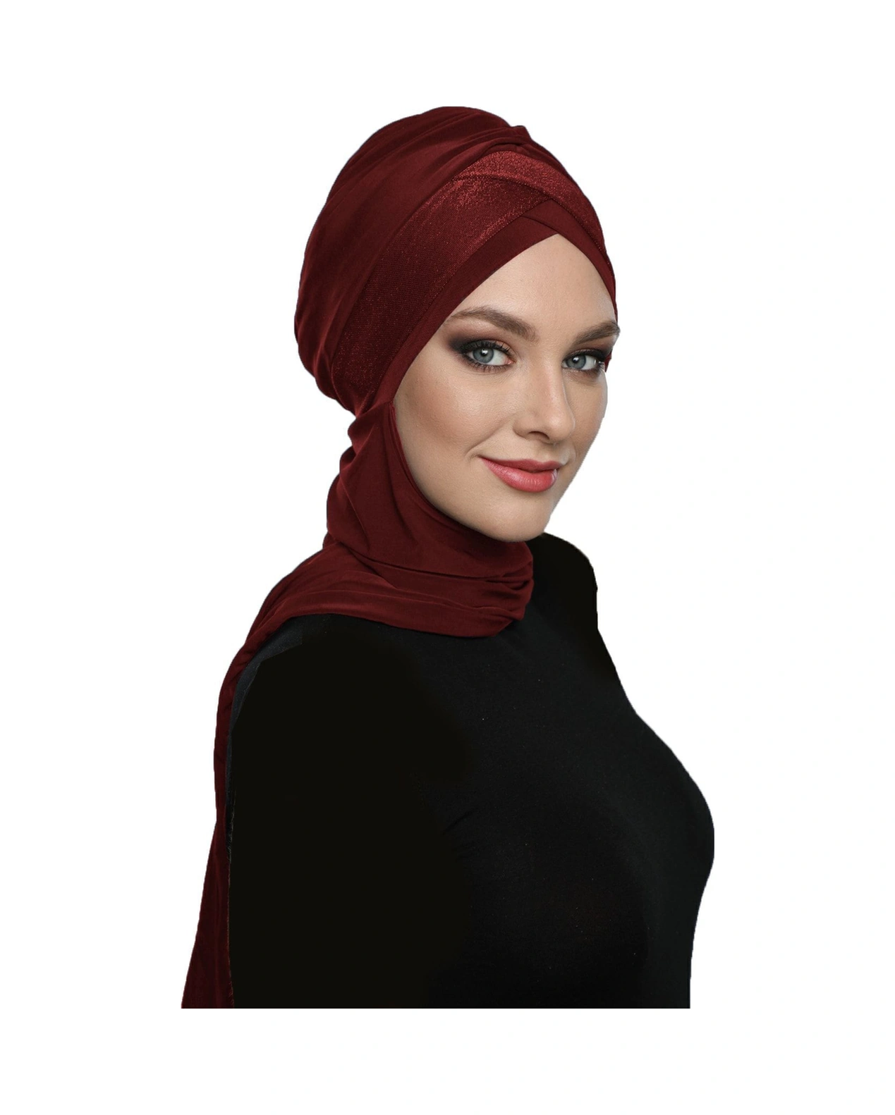 Elysianfidan Çapraz Pike Atkılı Astarlı Bordo Hazır Türban Tesettür Bone Bordo Elysianfidan Çapraz Pike Atkılı Astarlı Bordo Hazır Türban Tesettür Bone Bordo