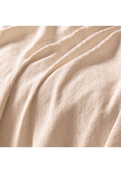 Soft Opia Çift Kişilik Pike - Ekru - 200x220 Cm Renkli