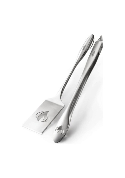 Napoleon Pro İkili Set Spatula, Maşa, Paslanmaz Çelik