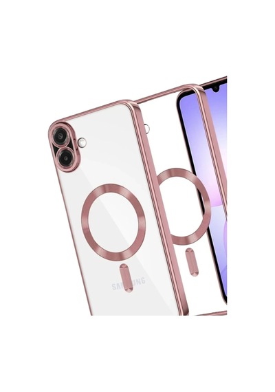 Bezos Samsung Galaxy A07 4g Uyumlu Kross Magneticsafe Kapak - Rose Mmbz