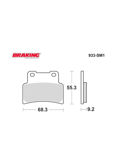 Sym Maxsym 400 2011 Brakıng 933sm1 Yarı Metalik Ön Fren Balatası