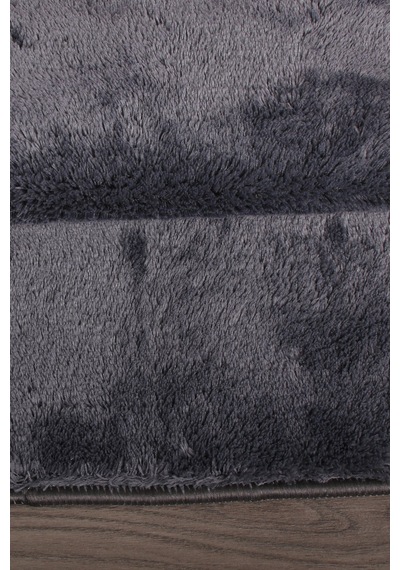 Relax Antrasit 80x150 + 50x80 Cm Büyük Ebat 2'li Banyo Halısı Pas Antrasit