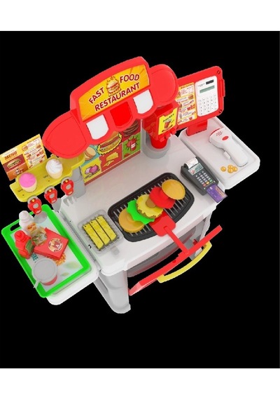 52 Parça 78 Cm Fast Food Restaurant 9247