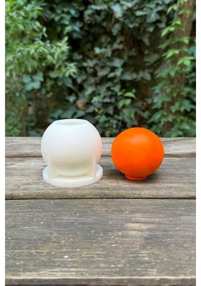 Rufus Concept Küre 6cm Çap Silikon Mum Kalıbı