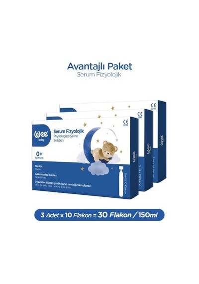 Fizyolojik Serum, 10'lu Paket 10x3