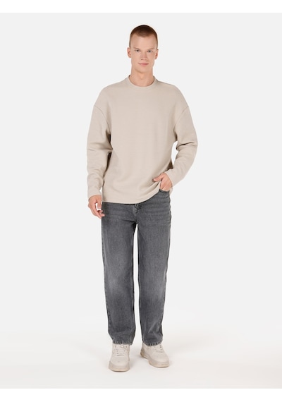 Colin's Colins Normal Kesim Bisiklet Yaka Bej Erkek Uzun Kol Tişört Cl1071043 Bej Colin's Colins Normal Kesim Bisiklet Yaka Bej Erkek Uzun Kol Tişört Cl1071043 Bej