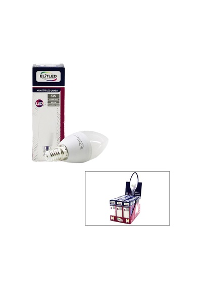Diyarı Fırsat El-08-y1 Mum Tipi Led Ampul 6w E14 Beyaz Işık 15'li Paket Kp-10-1489