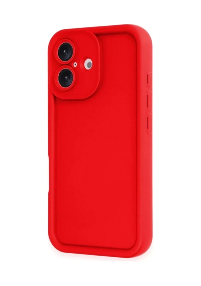 Newface Apple İphone 16 Kılıf Viera Silikon - Kırmızı