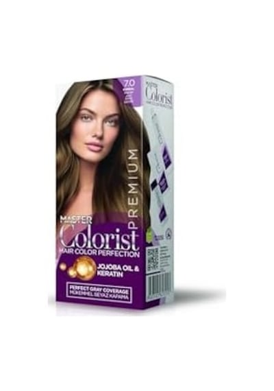 Premıum Yarı Kit Set Saç Boyası 7.0 Kumral