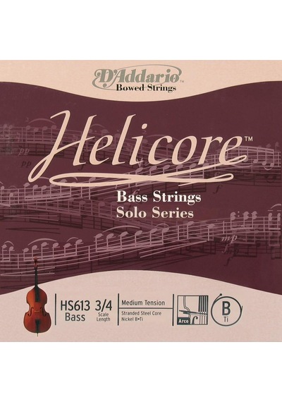 D'addario Hs613 Helicore Tek Kontrabas Mi E Teli 3/4 - Solo Solo Performanslar İçin Optimize Edilmiş Tansiyon Net Ve Keskin Projeksiyon