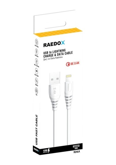 Raedox Usb To Lightning 10w 2.4a Kablo