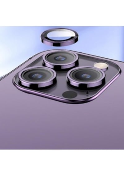 Apple Uyumlu iPhone 14pro/14promax Kamera Lensi Koruma Camı Safir Metal
