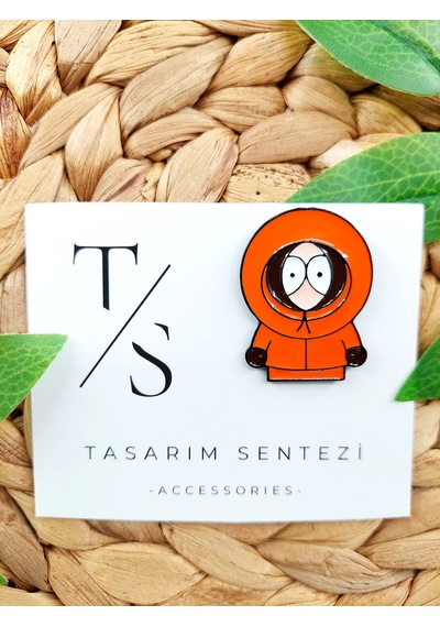 Rozet Metal Çanta Şapka Takı Aksesuar South Park Kenny Mccormick