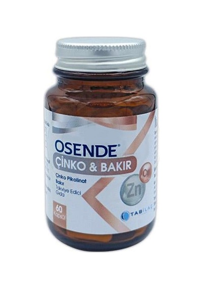 Tab Osende Çinko Bakır 60 Kapsül
