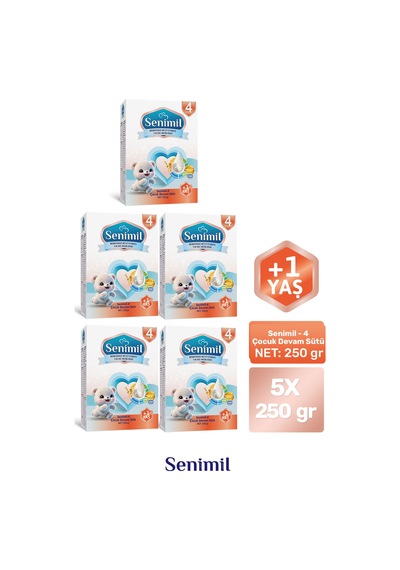 Senımıl 4 Çocuk Devam Sütü 250 G 5 Adet