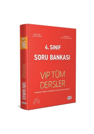 4.Sınıf Tüm Dersler Soru Bankası - Editör Yayınevi