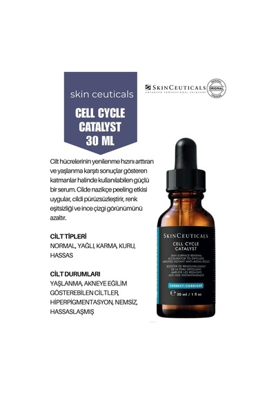 Cilt Hücrelerinin Yenilenme Hızını Arttıran Ve Yaşlanma Karşıtı Cell Cycle Catalyst Serum 30ml