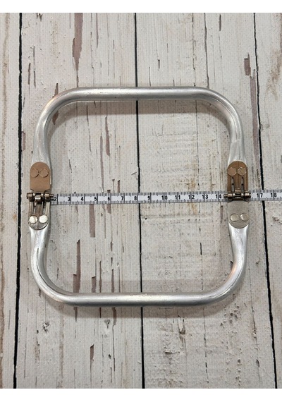 Metal Gizli Çanta Bursu 16 Cm 1 Adet Açık Gri - Gümüş