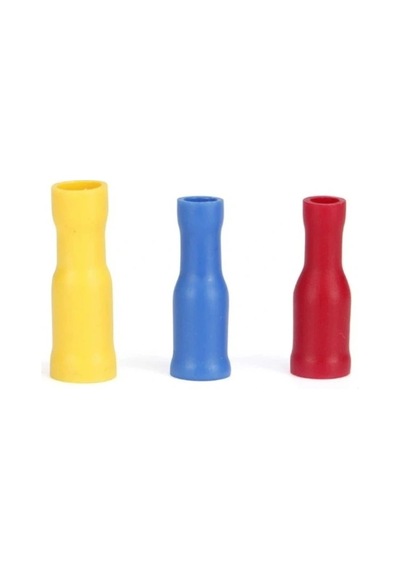 Tbd - 2050 1.5-2.5mm2 İzoleli Soket Tipi Dişi Terminal Kablo Ucu Mavi 100 Adet