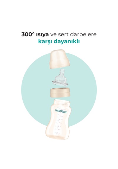 Mamajoo Gold Plus Anti-kolik Biberon, 250 Ml, 6 Ay+