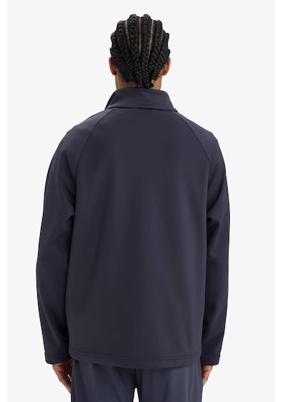 Defacto Defactofit Su İtici Slim Fit Dar Kesim Fermuarlı Softshell Yağmurluk E9495ax25auar214 Antrasit