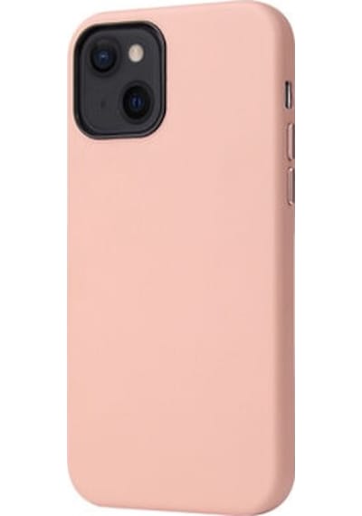 Apple Uyumlu iPhone 13 Wireless Şarj Destekli Ve Kadife Kaplamalı Premium Pu Deri Kapak Ryc/eyzi Pembe