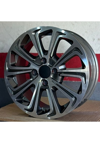 4 100 15 6.5 Et35 Ch67.1 Gun Metal Diamond Tek Jant