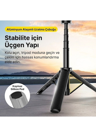 Ulanzi Mt-74 Go-quick Iı 52 Cm Manyetik Aksiyon Kamera Tripodu Uzatma Çubuğu - T045gbb1