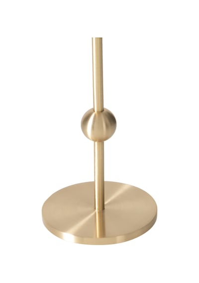 Mudo Home Vela Pirinç Mumluk Küçük Boy 20 Cm Altın